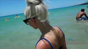 You take Elsa to play in the waves, and fuck in the car.